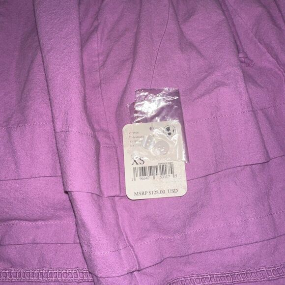 Free People Desert Days Mini Dress Women's Size Small Dramatic Orchid Purple NWT - Picture 4 of 4
